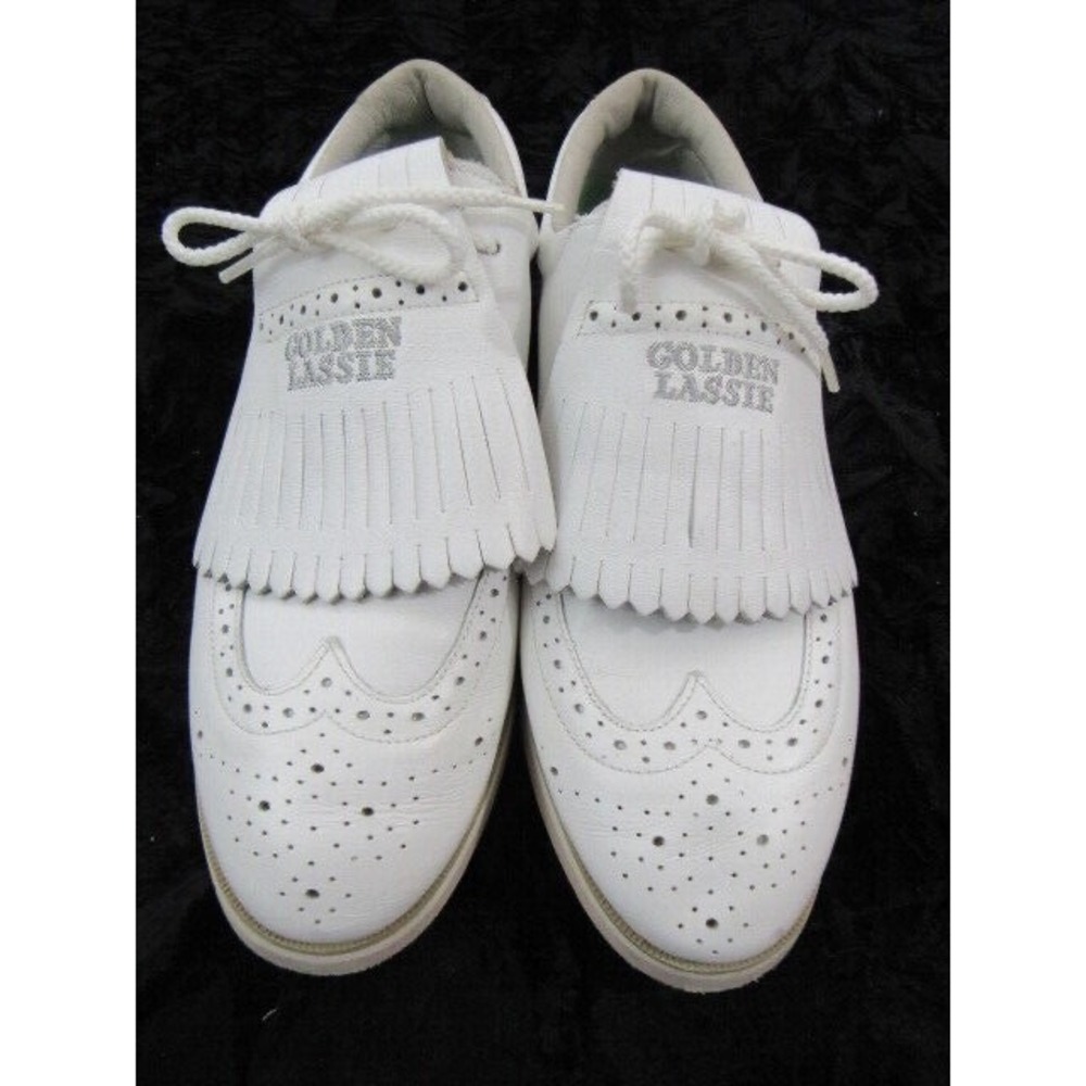 Phil Ritson Golden Lassie Ladies Golf Shoes Size 6 White Sku:10